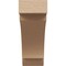 Ekena Millwork 3-inch W x 8-inch D x 8-inch H Aspen Rough Cedar Woodgrain TimberThane Knee Brace, Primed BRCUR03X08X08ASPRCPR - alternate 2